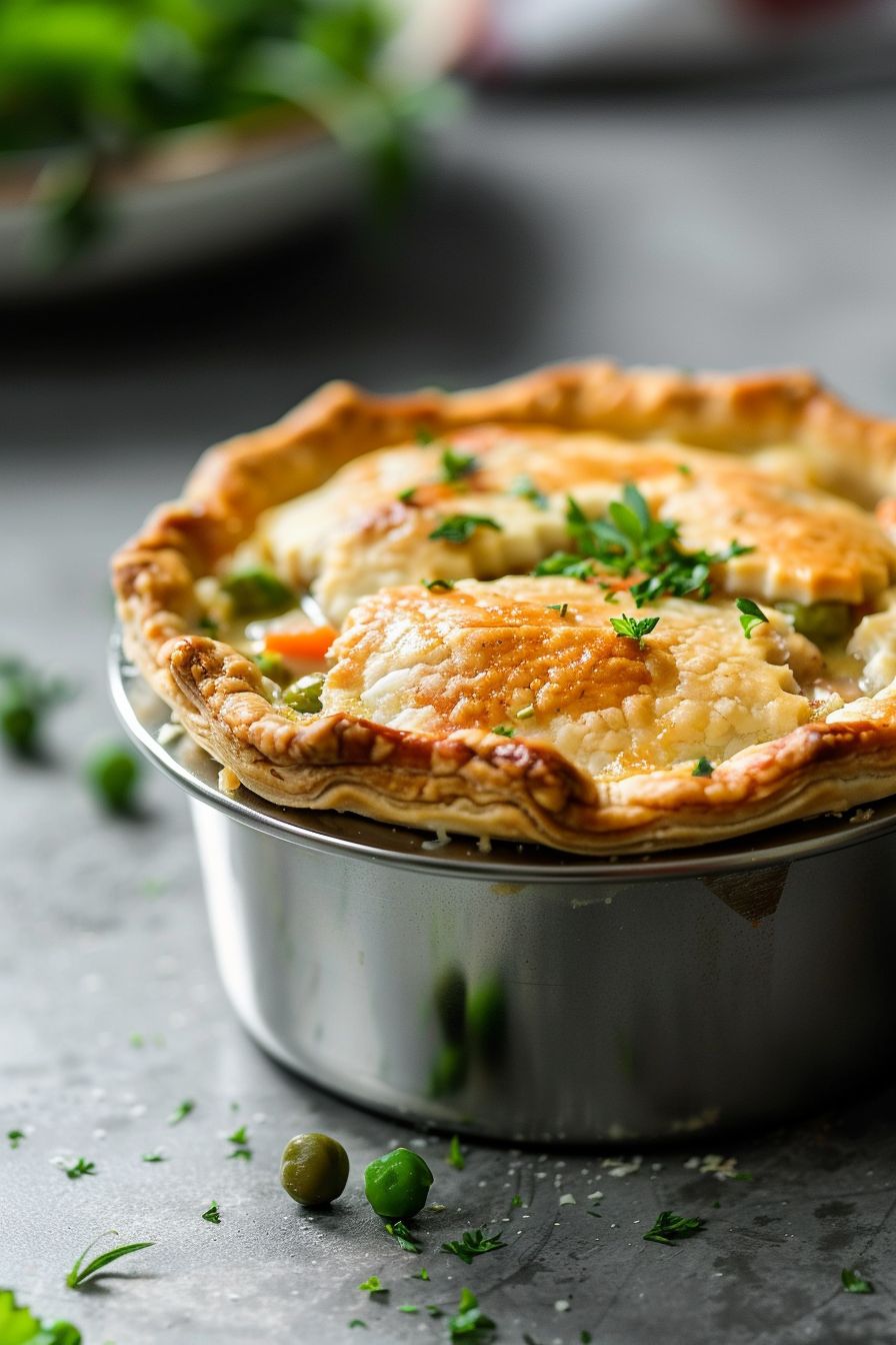 Homemade Dog Meals Chicken and Vegetable Pot Pie