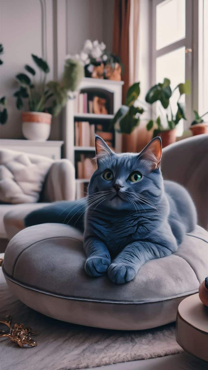 Types of Cats Russian Blue