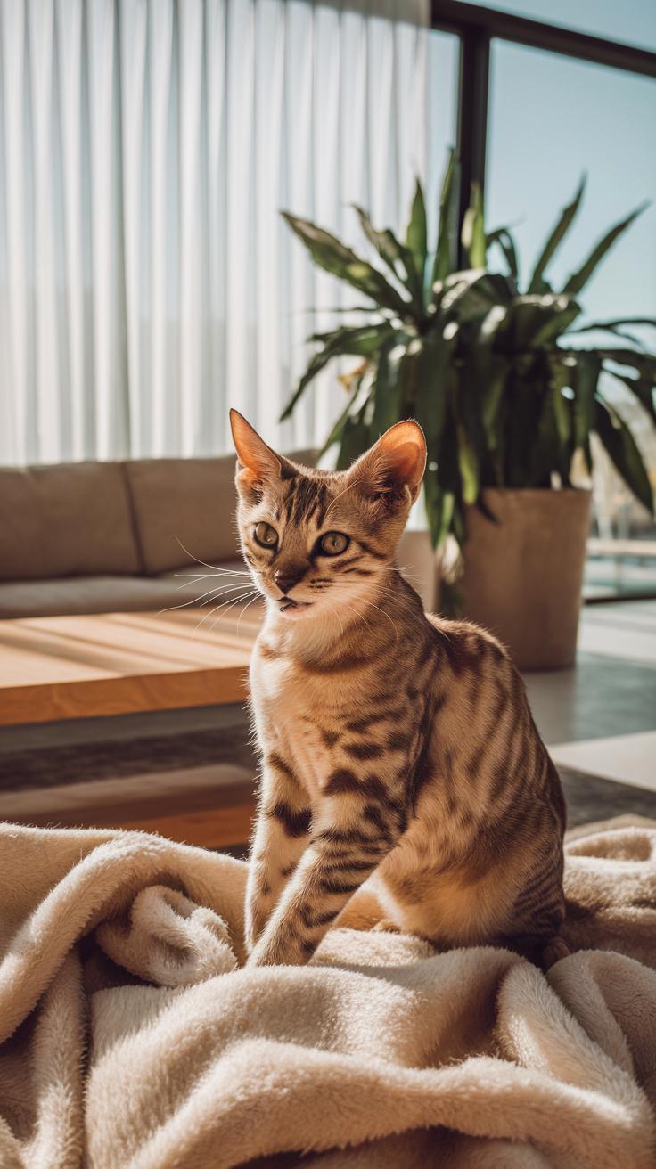 cute cats Abyssinian Cat.