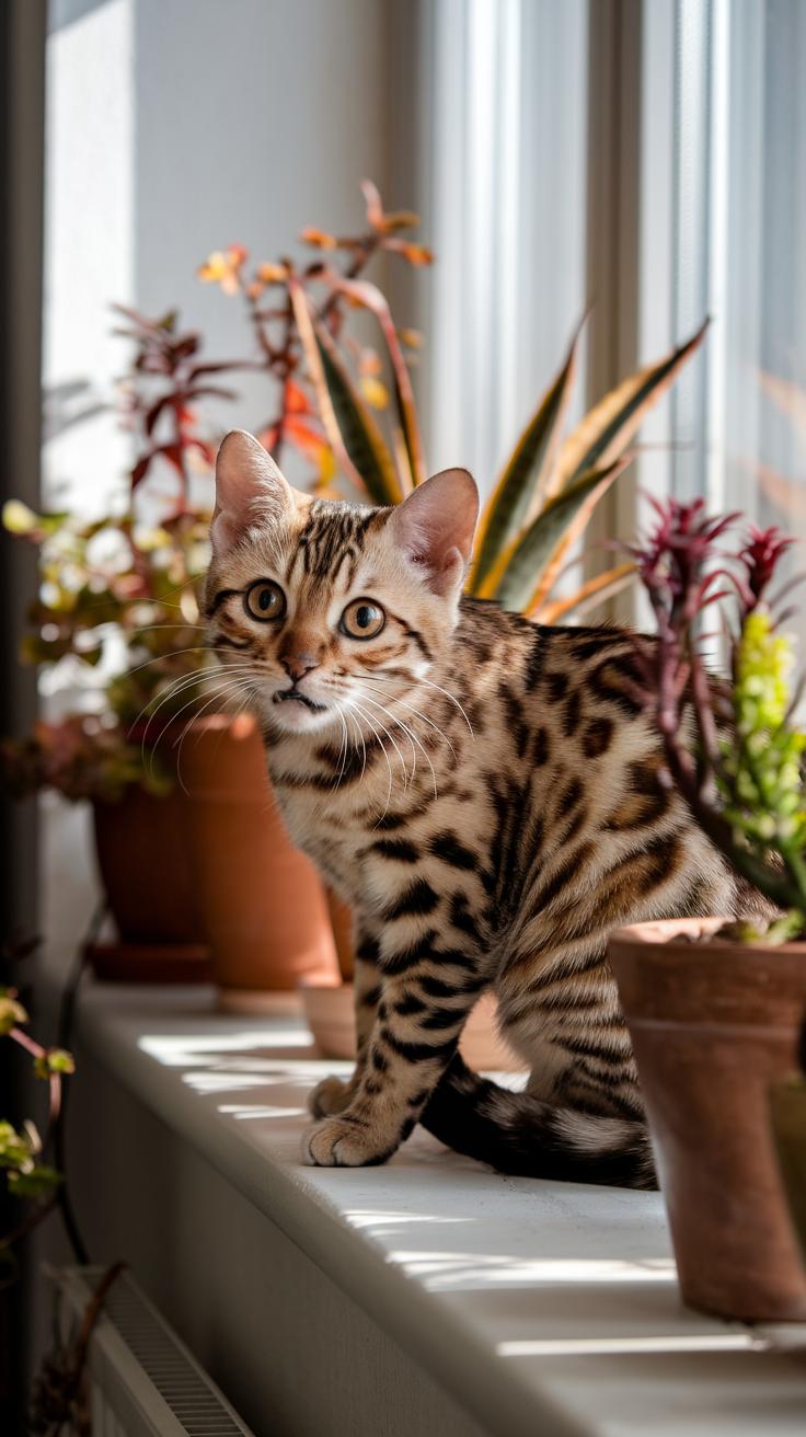 cute cats Bengal Cat.