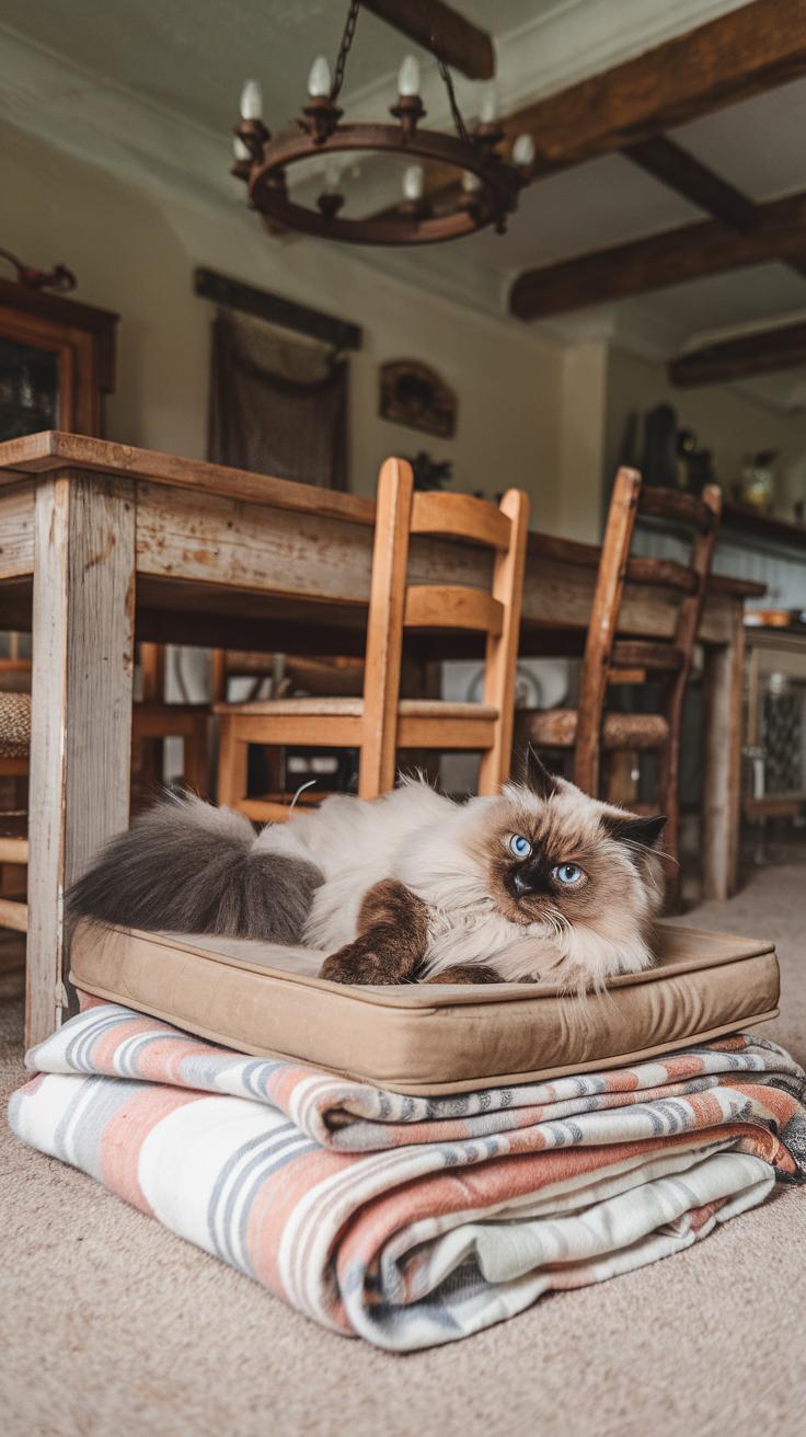 cute cats Birman Cat.