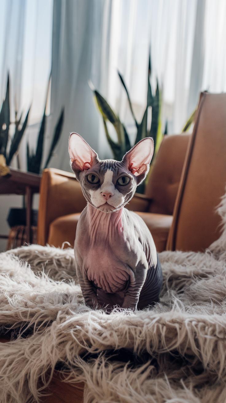 cute cats Sphynx Cat.