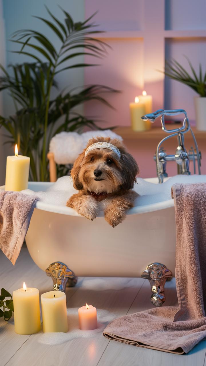 cute dog pictures doggy spa day