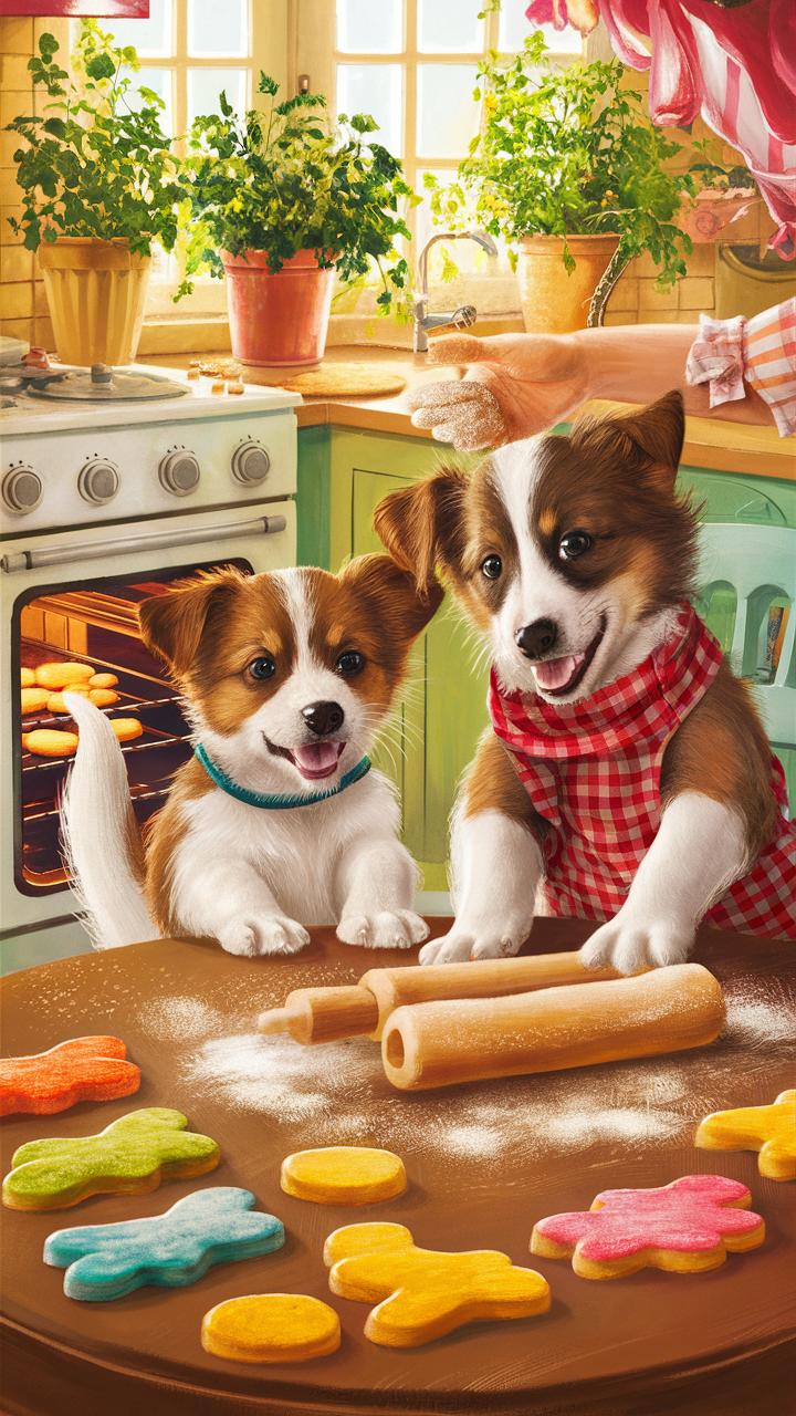 cute puppies puppy baking day