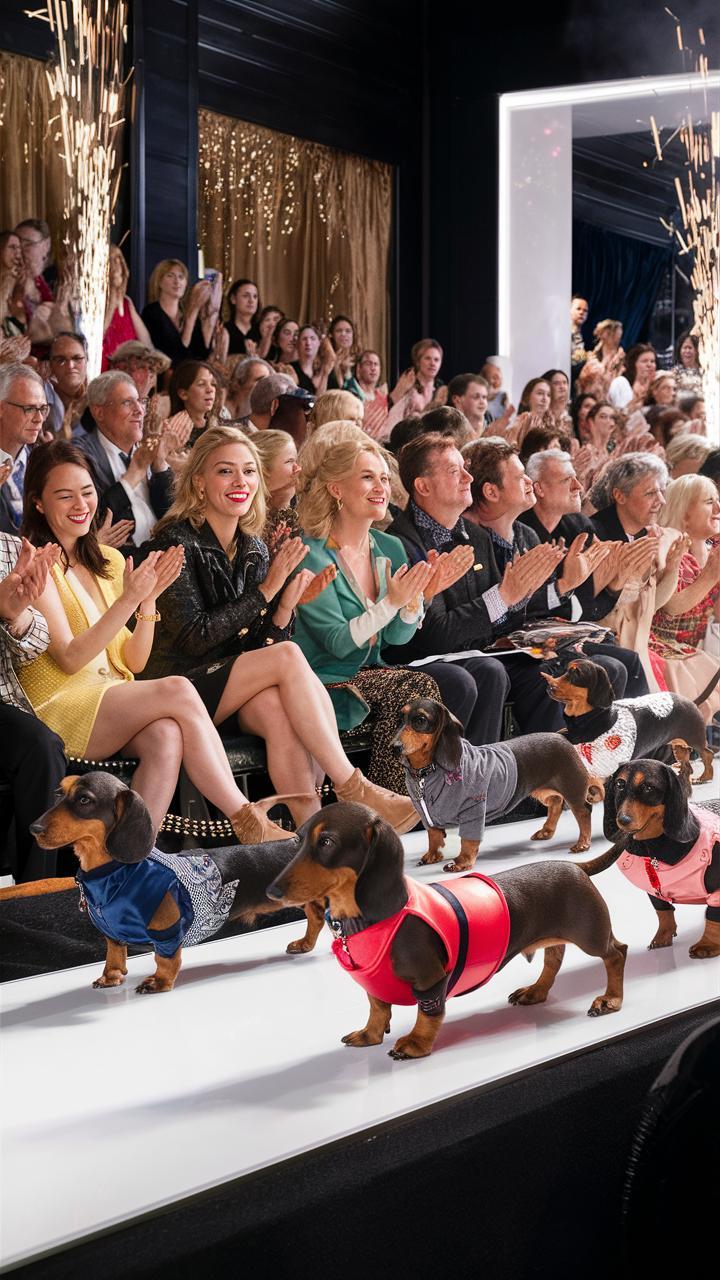 cute wiener dogs wiener dog fashion show