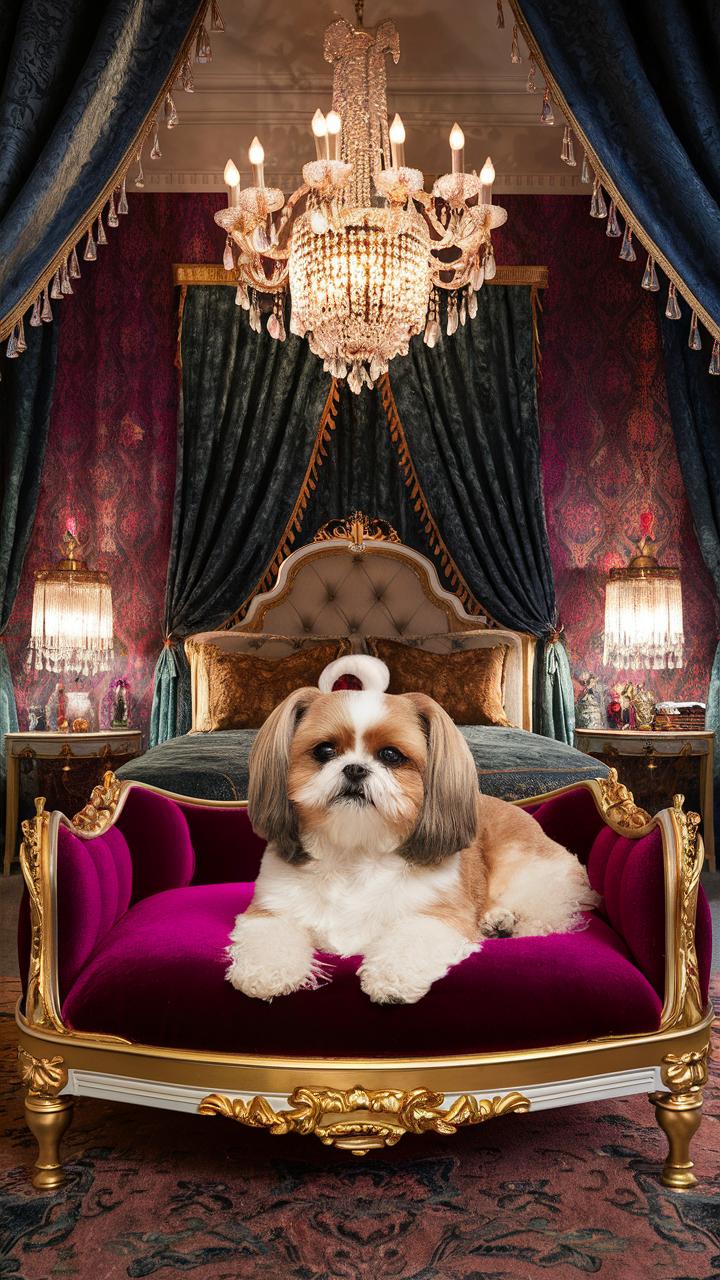 dog bedroom ideas velvet elegance