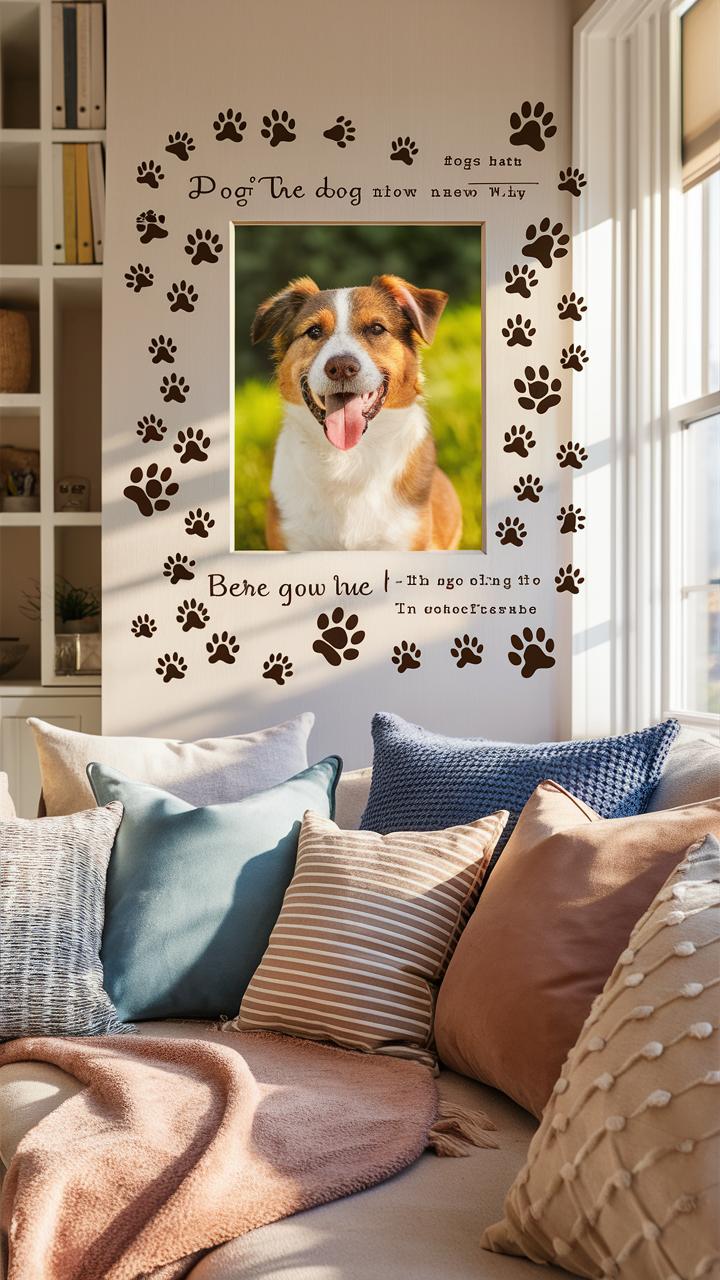 dog crafts dog themed photo frames