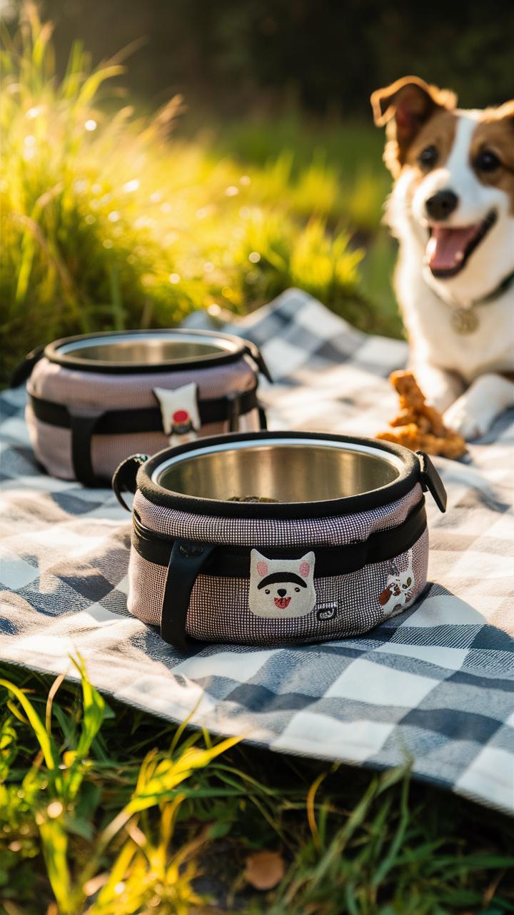 dog crafts dog travel bowls