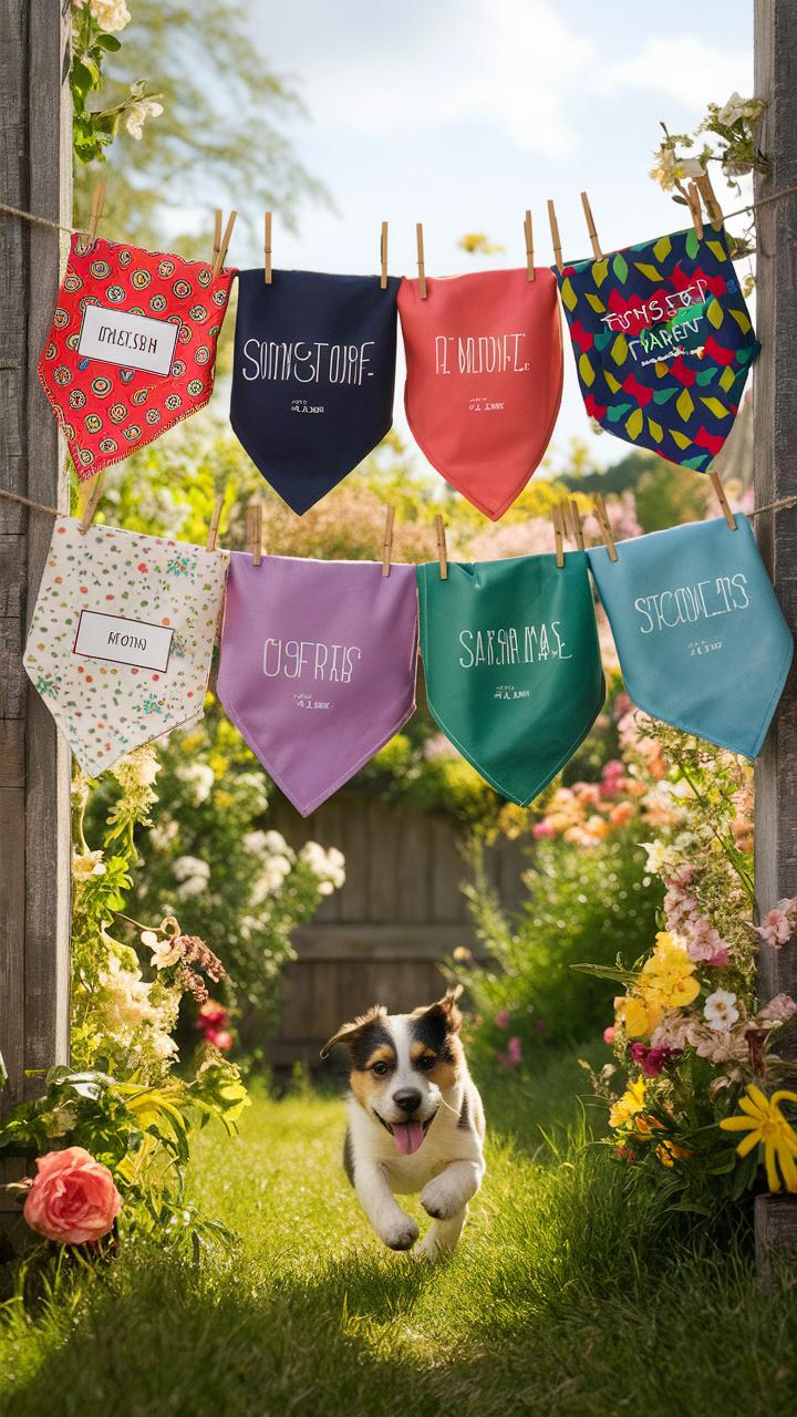 dog crafts personalized dog bandanas