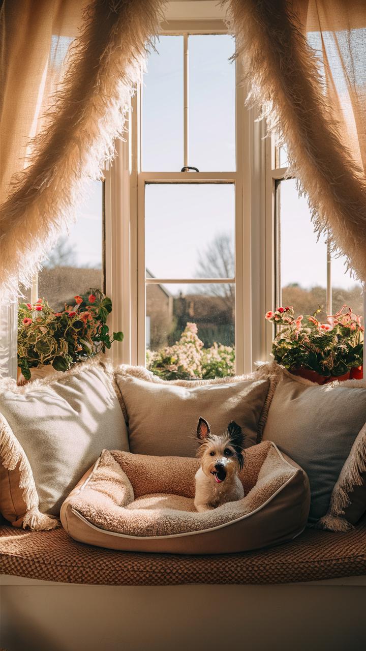 dog nook ideas stylish window seat