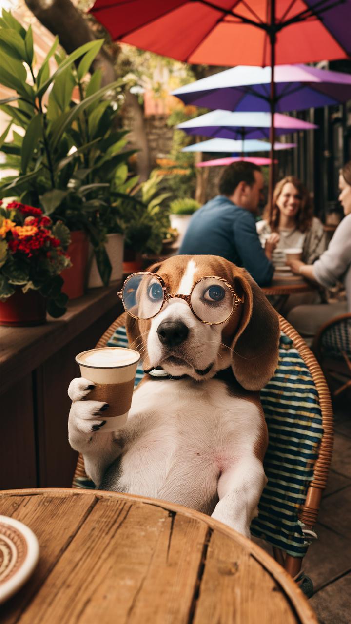 dogs with glasses hipster hound