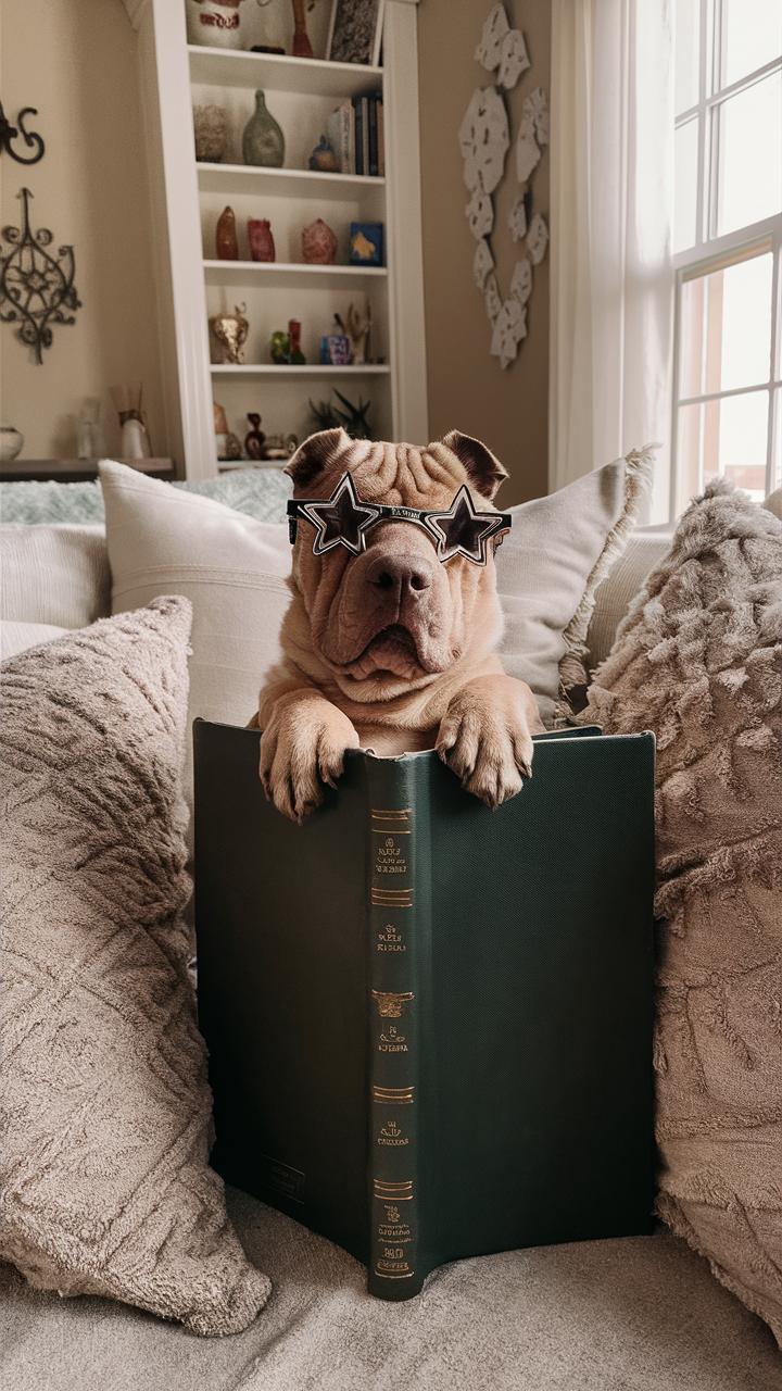 dogs with glasses spectacular shar pei