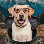 dogs with glasses travelers best friend