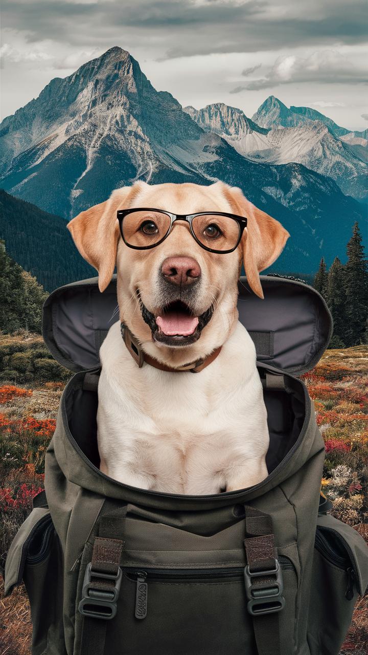 dogs with glasses travelers best friend