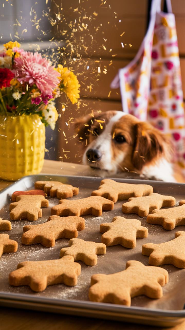 easy homemade dog treats carrot and peanut butter biscuits