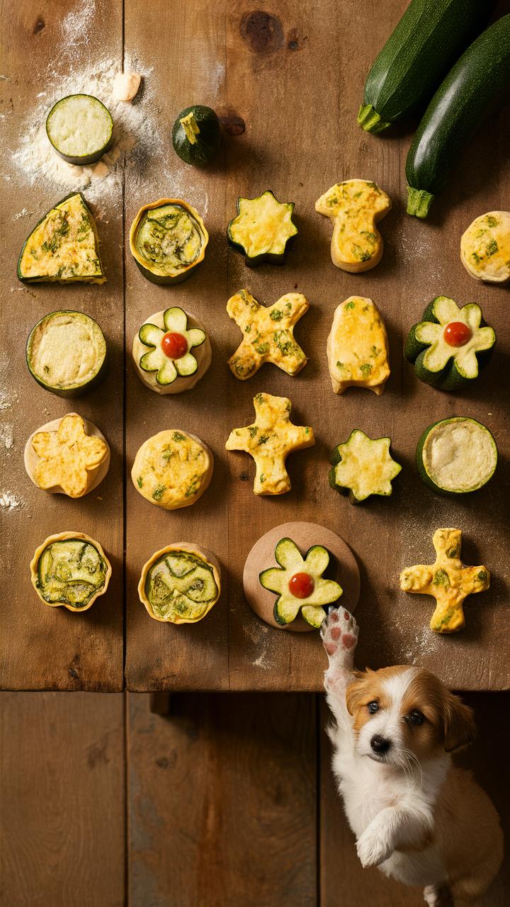 easy homemade dog treats zucchini and cheese treats