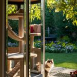 catio ideas for cats Mirror catio for playful reflections