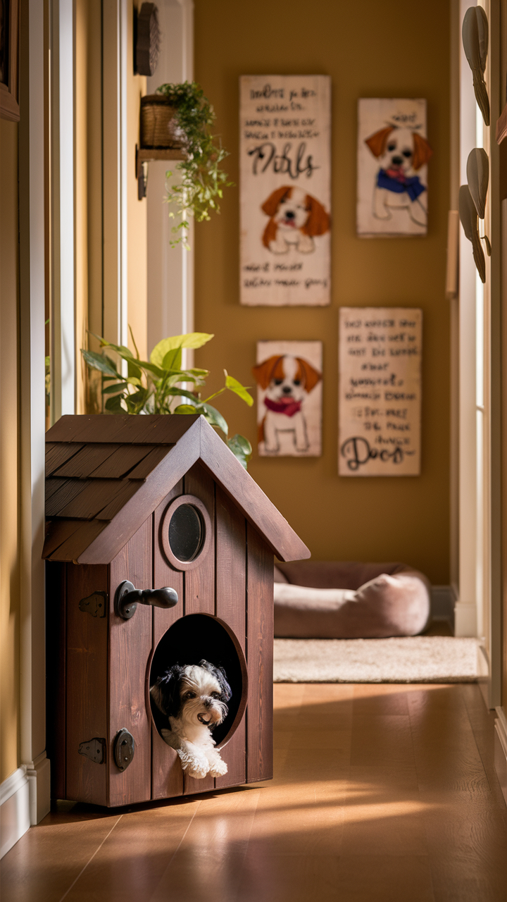 dog door ideas Hatch style door for small spaces