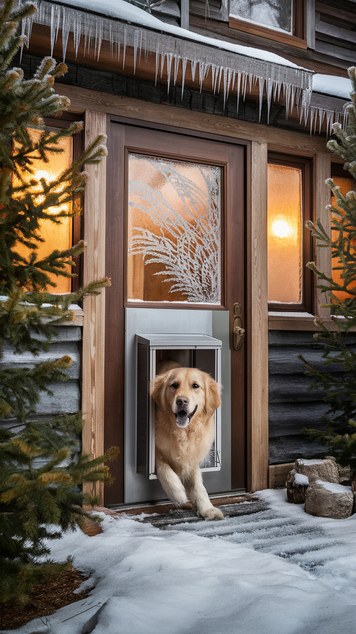 dog door ideas Weatherproof design for extreme climates