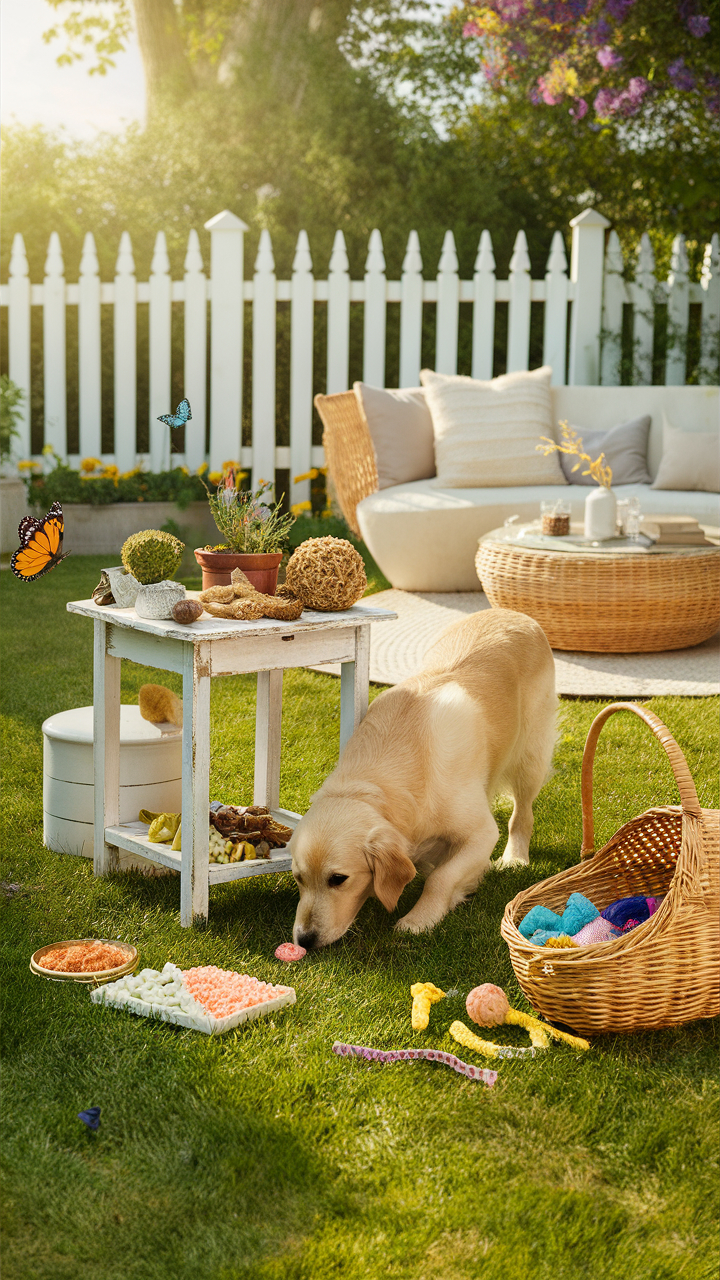 dog enrichment ideas Create a sensory scavenger hunt