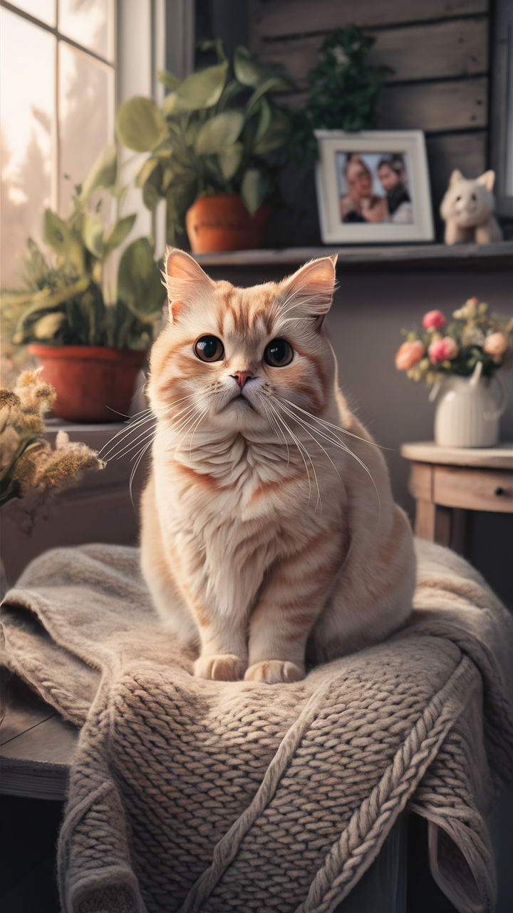 unique cats Scottish Fold