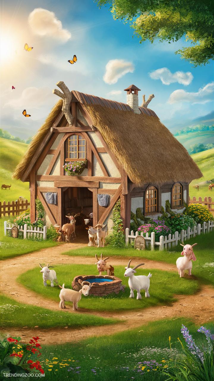 Goat barn ideas Themed barn like a cozy cottage