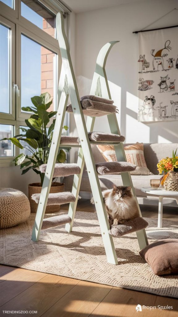 apartment cat ideas Repurposed furniture as stylish cat furniture