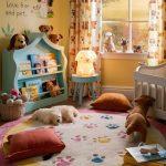 dog themed nursery Pet themed story corner with vibrant colors