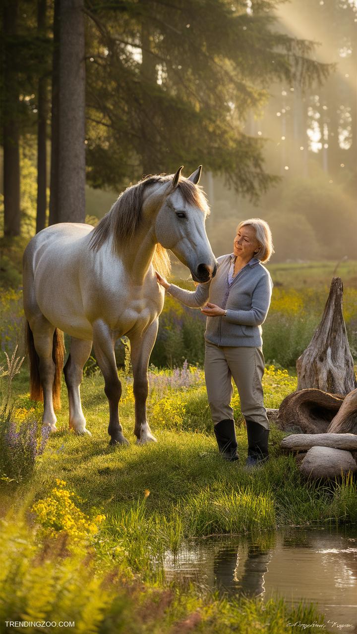 rare horses Horses in Nature Therapy Sessions