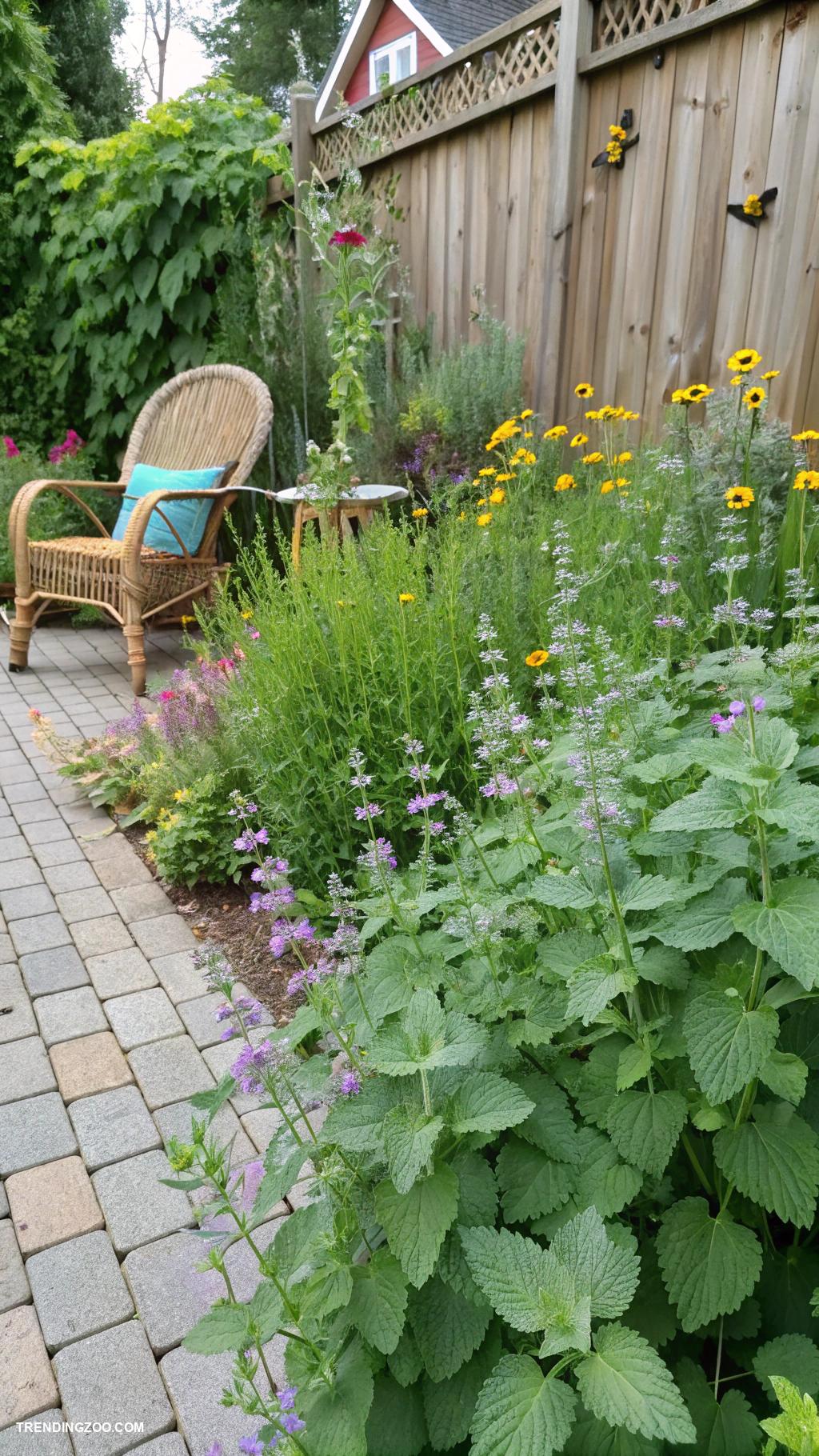 cat friendly garden ideas Catnip patch for playful lounging