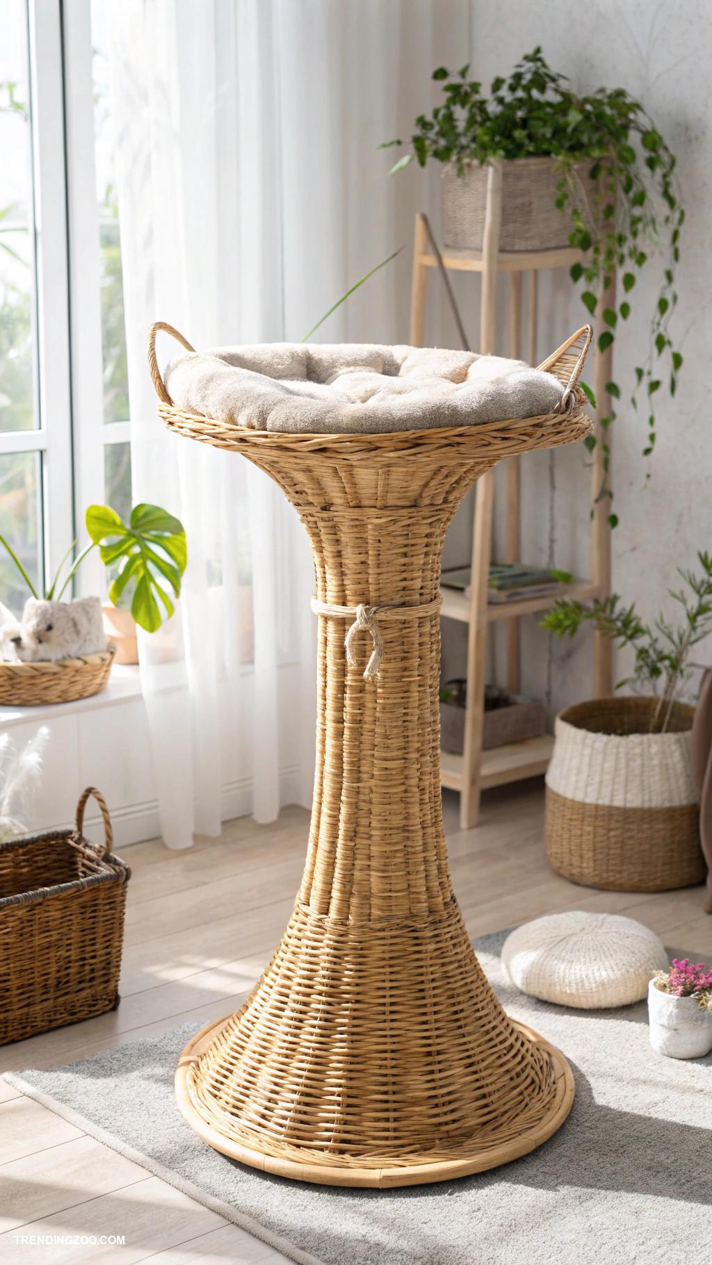 cat scratching post designs Stylish basket shaped scratching post
