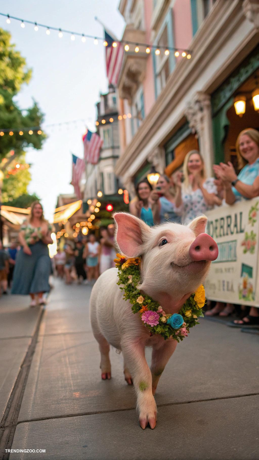 cute baby pigs Piglets in cute pet parades