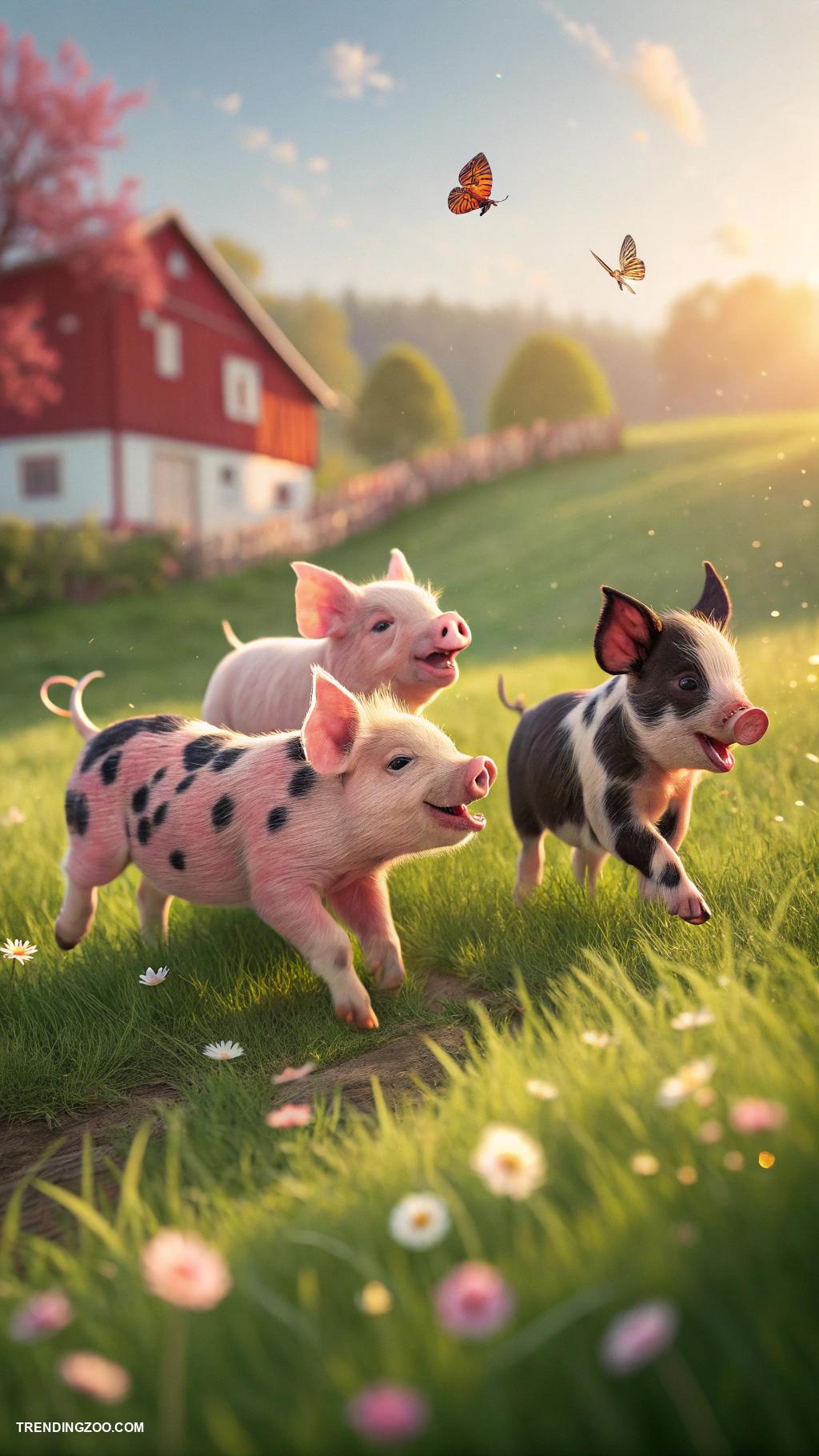 cute baby pigs Virtual piglet playdates for pet lovers