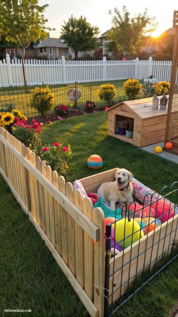 diy dog run cheap Use fencing from local classifieds online
