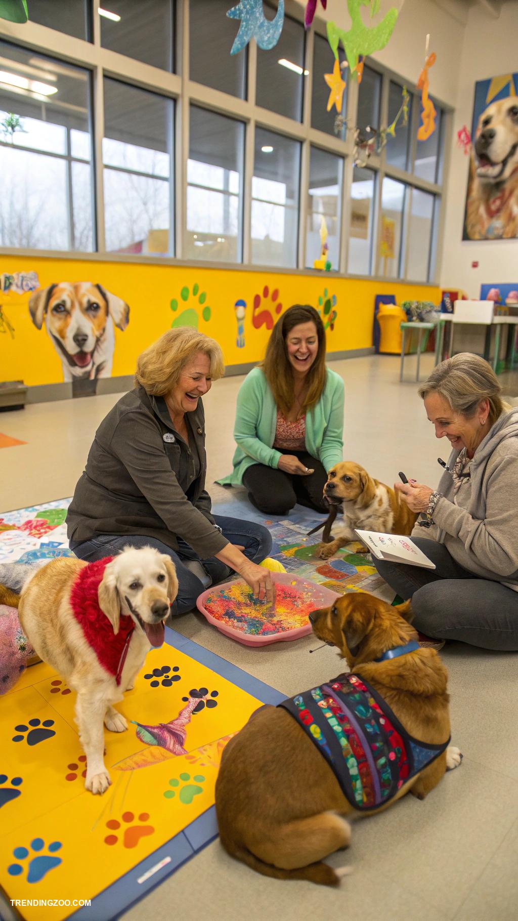 dog boarding facility ideas Doggy art classes for creativity and fun