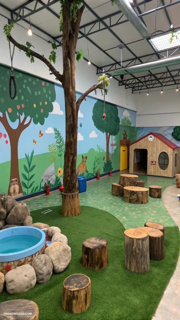 dog boarding facility ideas Themed playrooms for adventurous pups