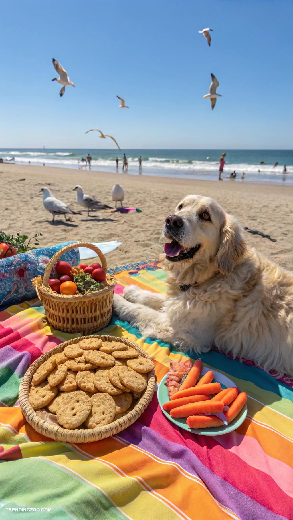 dogs at the beach Paw some beach picnic with dog friendly treats