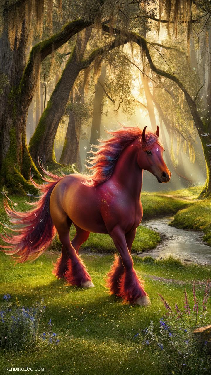 horse name ideas Crimson Feathered Spirit