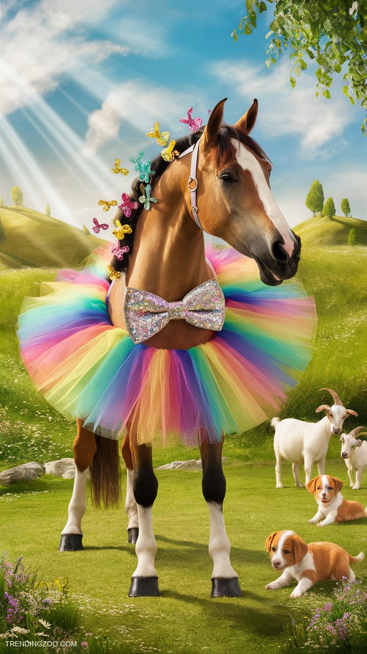 pretty horses Whimsical horse themed costumes for fun