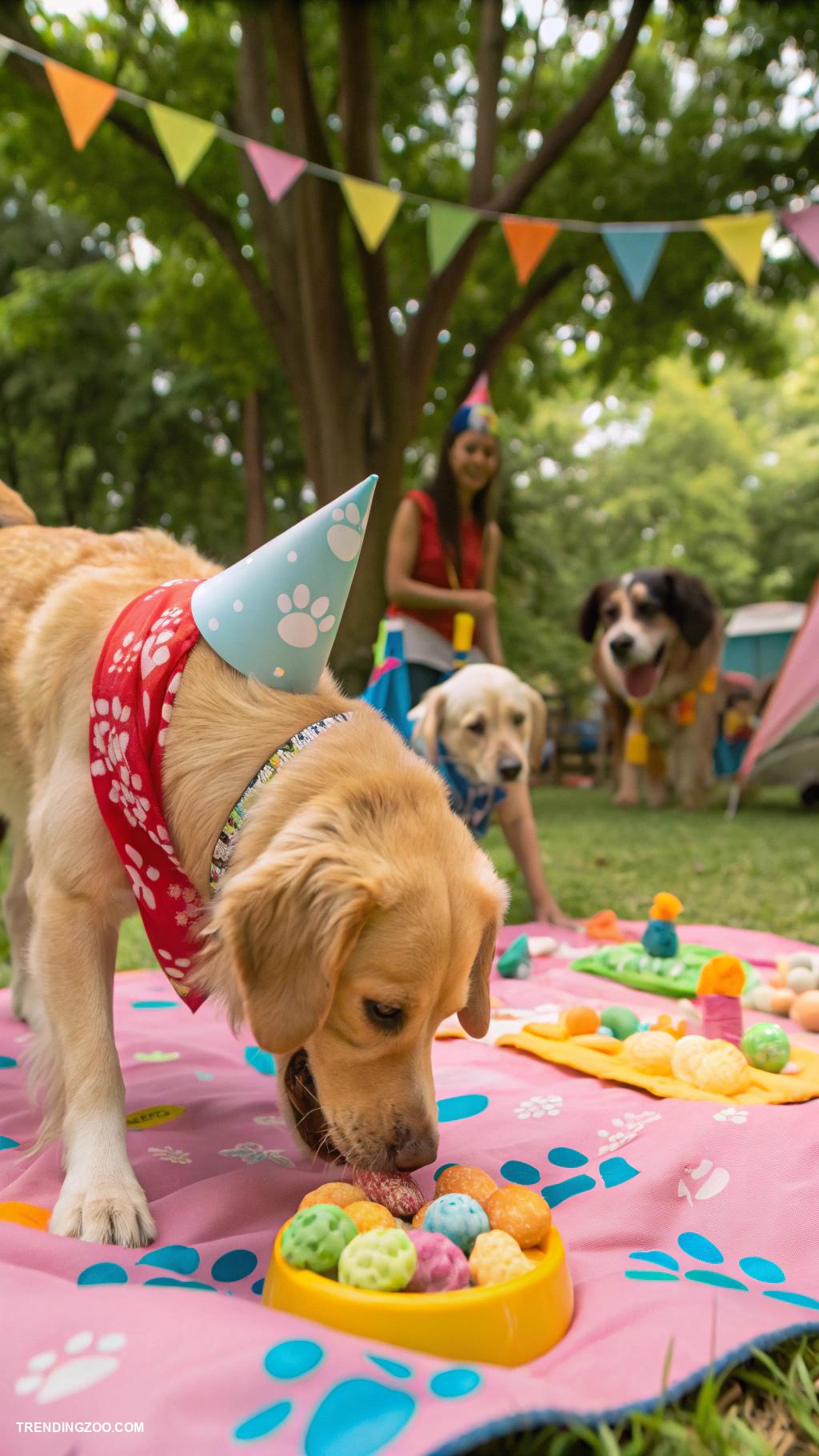 dog birthday party ideas Doggy treasure hunt adventure