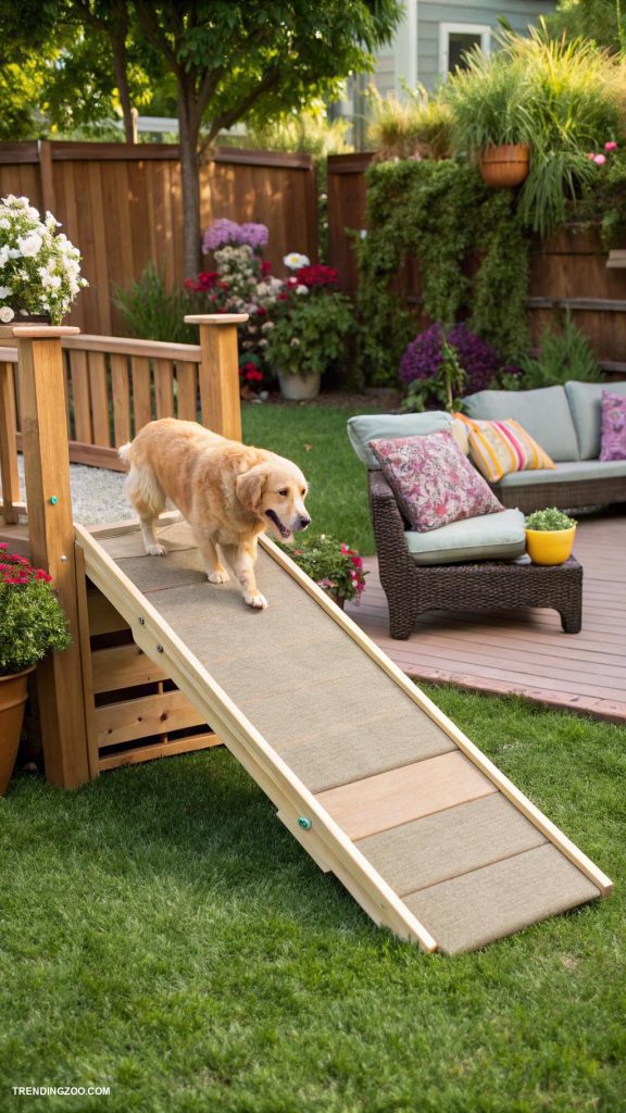 dog ramp designs Multi functional ramp for play and access
