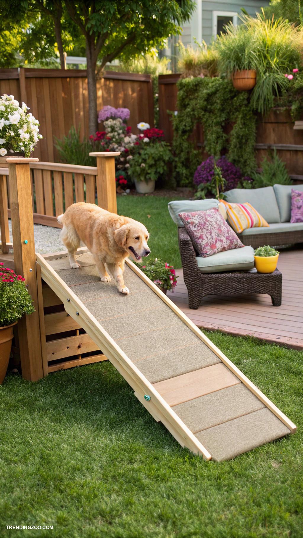 dog ramp designs Multi functional ramp for play and access