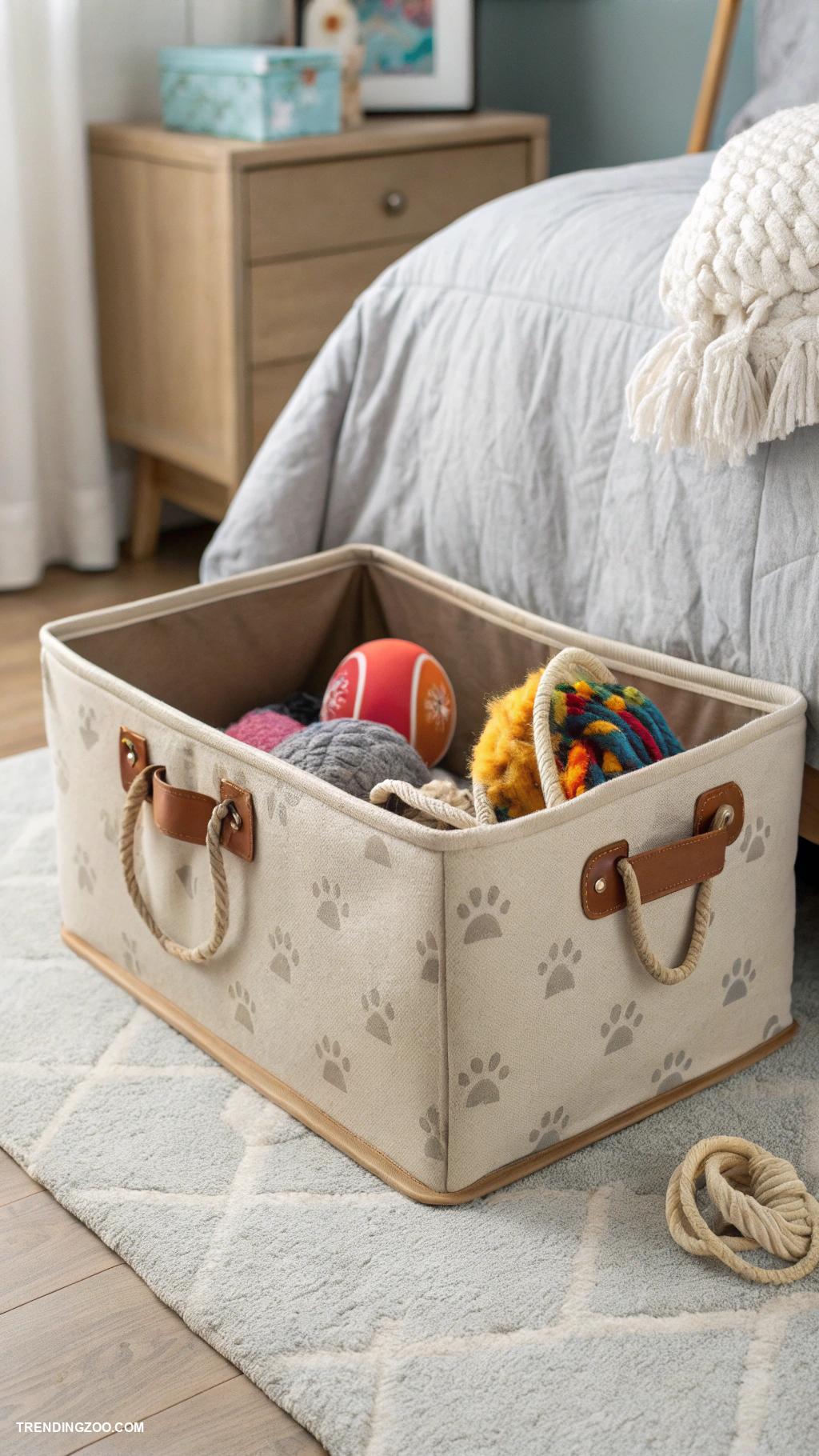 dog toy storage ideas Under bed storage box for discreet storage