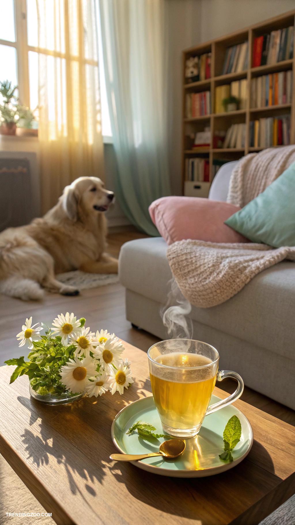 pups in cups Pet safe herbal teas for relaxing evenings