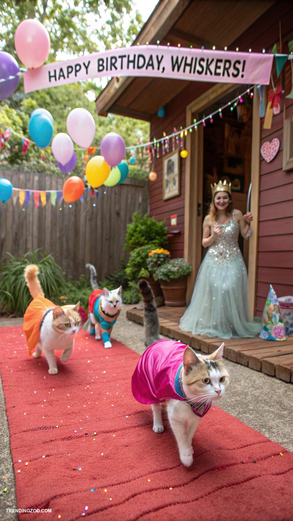 cat birthday party ideas Pawesome costume contest with prizes