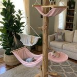 diy cat hammock DIY cat tree with multiple hammock levels