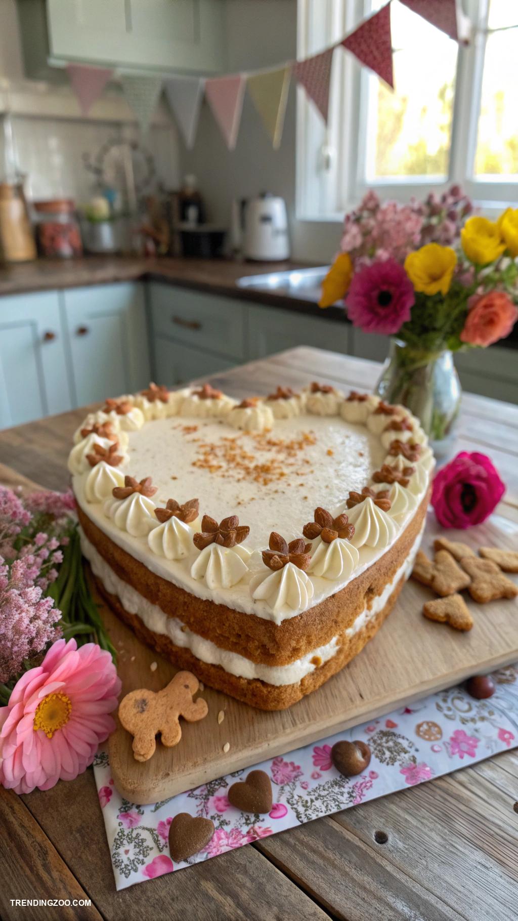 dog cake recipes Honey and Cinnamon Puppy Cake