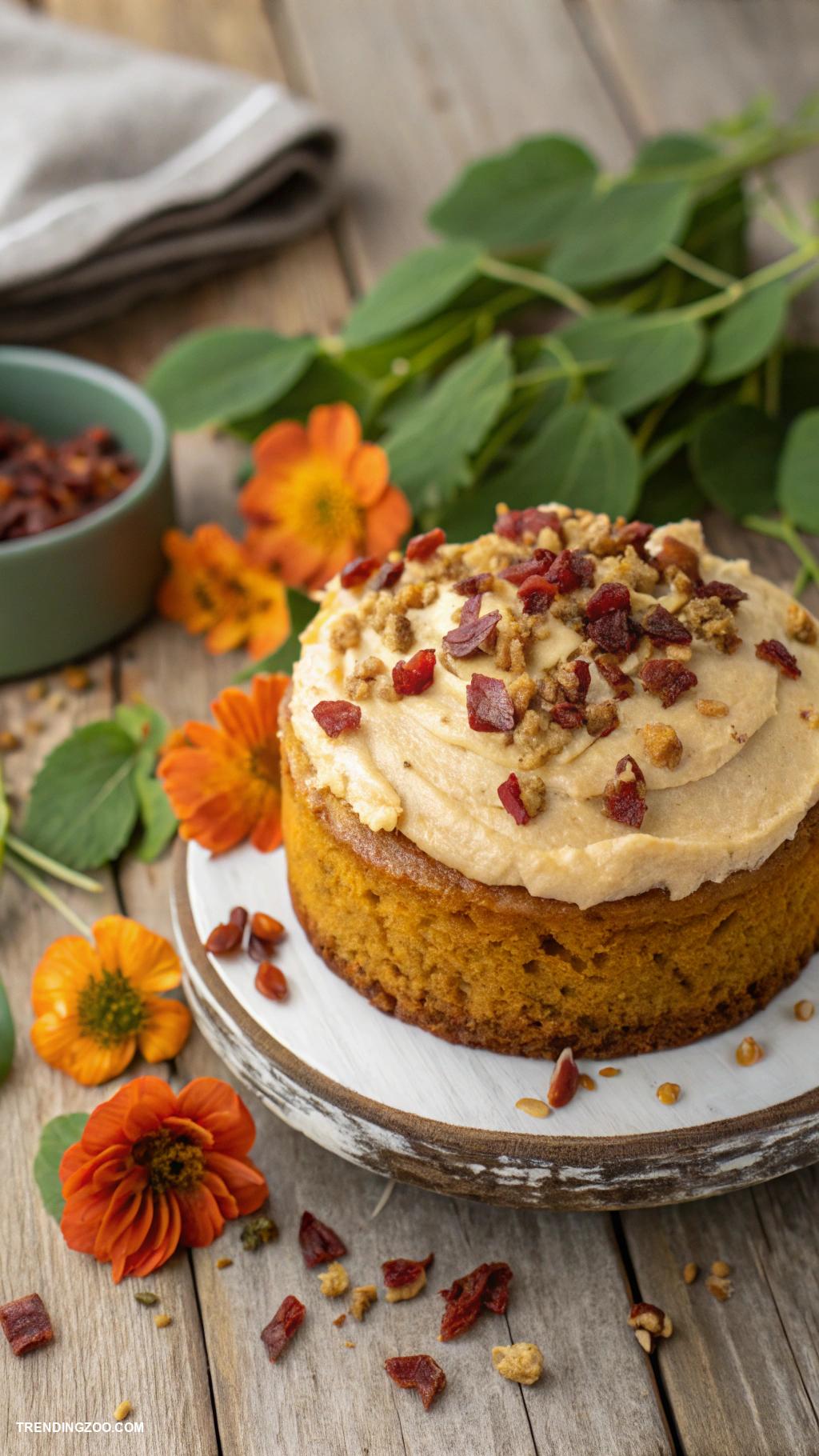 dog cake recipes Sweet Potato and Bacon Dog Cake