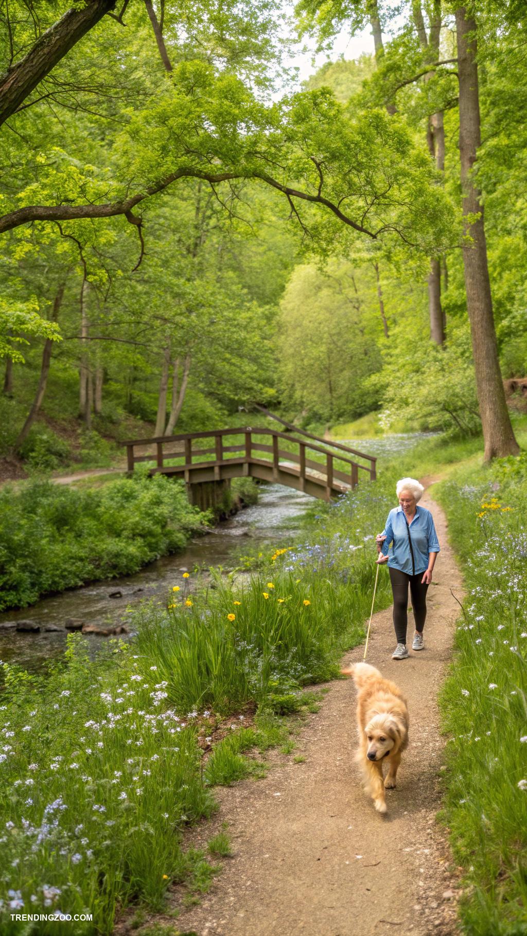 dog playground ideas Nature trail for exploring and hiking