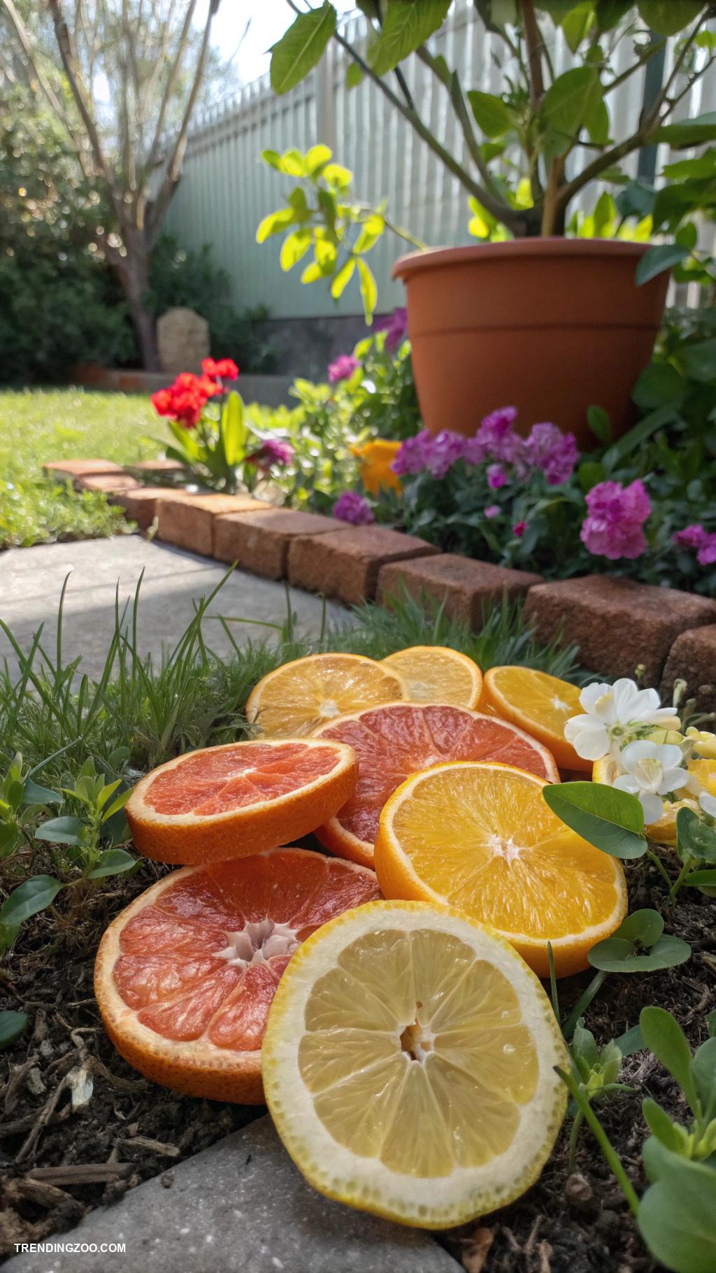 dog proof garden ideas Citrus peels as natural dog repellent